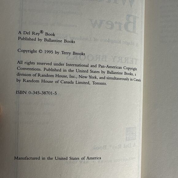 Witches' Brew by Terry Brooks 1st Edition 1st Print Magic Kingdom of Landover - Picture 9 of 10